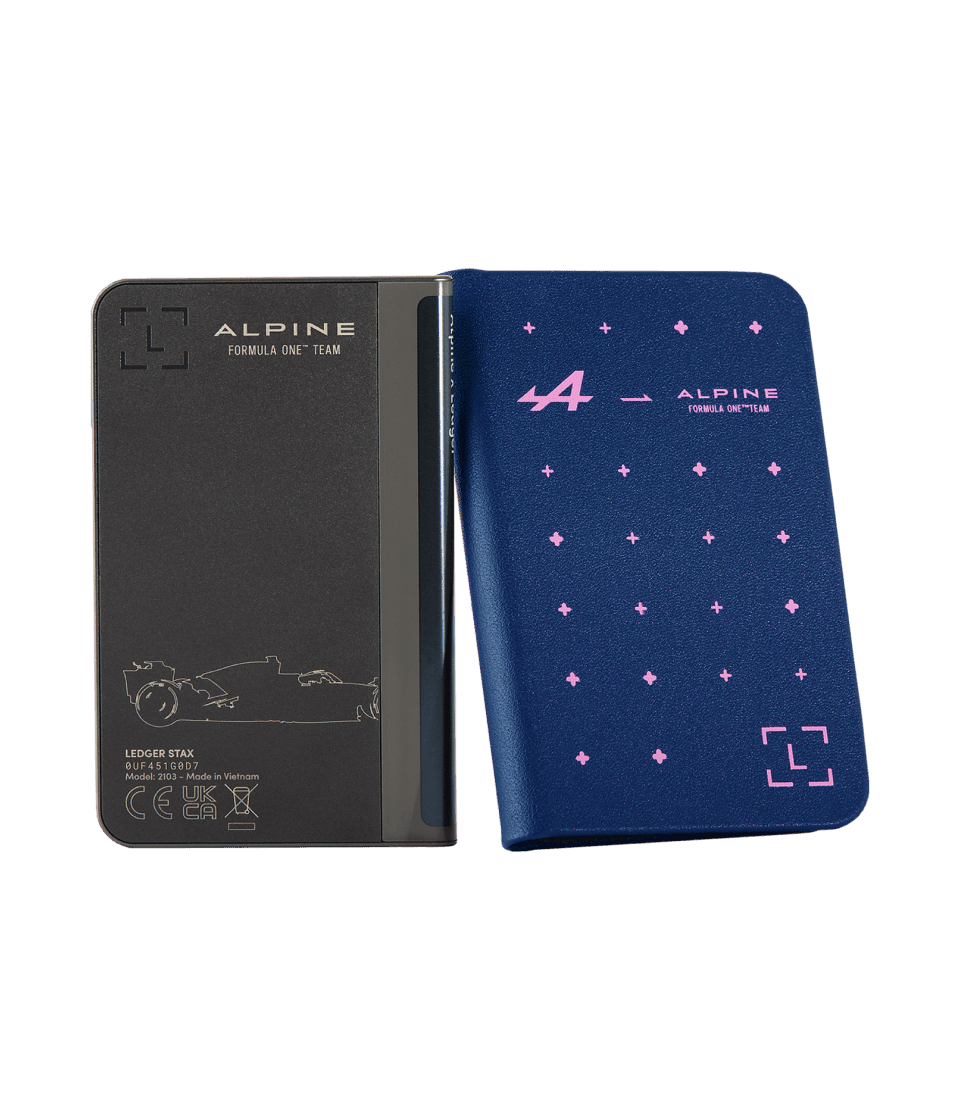 Alpine Formula 1 Team x Ledger Stax™ bundle
